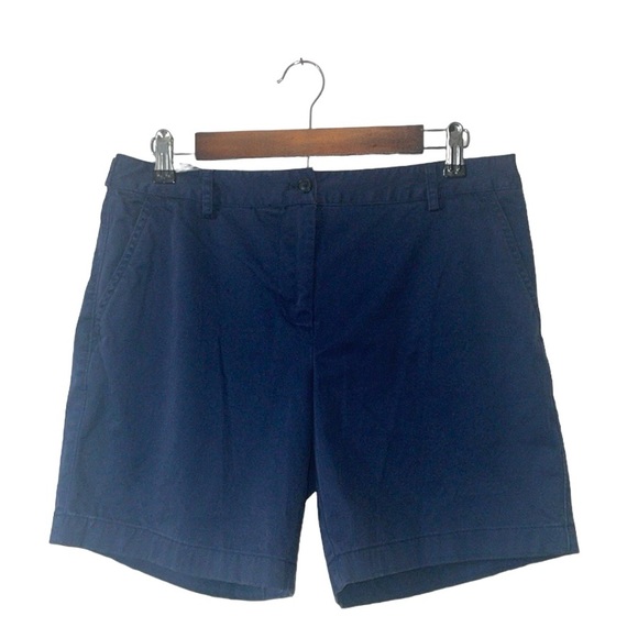 NEW Brooks Brothers Navy Blue Shorts Summer Golf Casual Modest Modern Size 8 - Picture 1 of 6